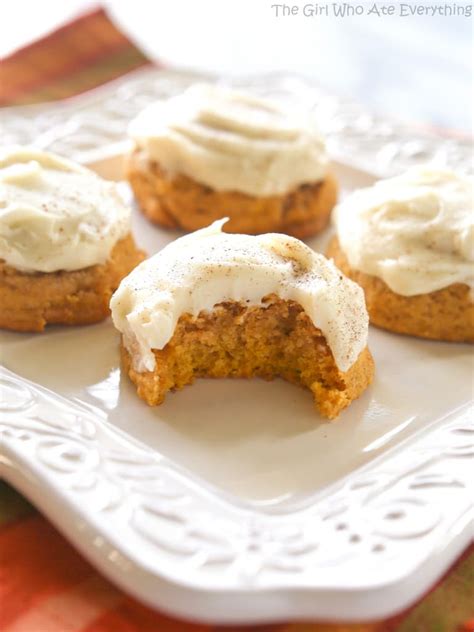 Melt In Your Mouth Pumpkin Cookies The Girl Who Ate Everything