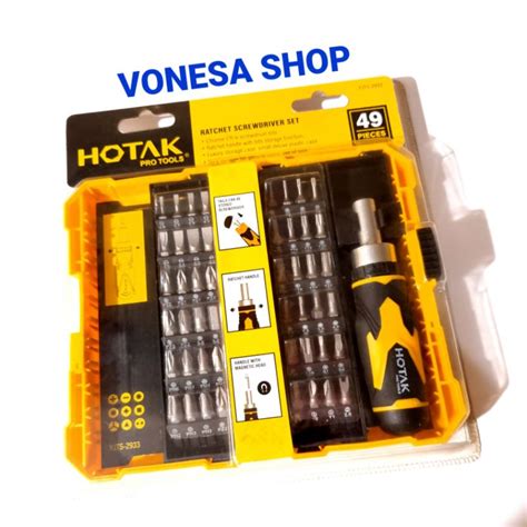 Jual Obeng Set Pcs Screwdriver Set Merk Hotak Shopee Indonesia