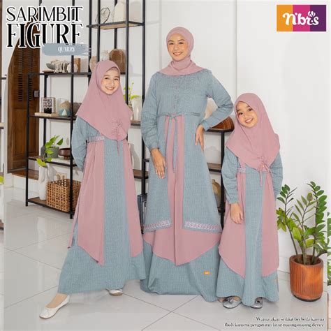 Jual SARIMBIT NIBRAS FIGURE QUARRY TERBARU FASHION MUSLIM SET BUSANA