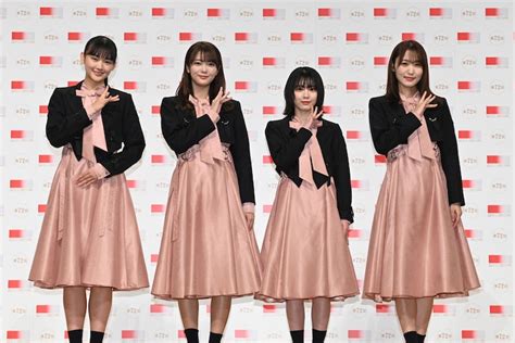 櫻坂46の山崎天、田村保乃、森田ひかる、菅井友香。（写真提供：nhk） 櫻坂46、愛にあふれた1年を「流れ弾」で締めくくり「誰かの力に