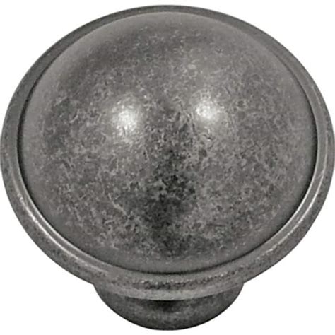 Hickory Hardware Savoy 1 14 In Black Nickel Vibed Cabinet Knob P2243