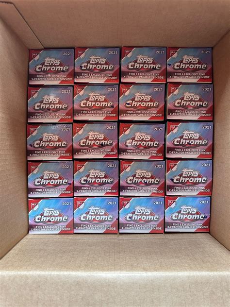 2021 Topps Chrome Soccer MLS Factory Sealed Blaster Boxes Lot Of 20