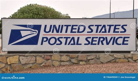 Signage Us Postal Service Editorial Stock Image Image Of Ship 196449049