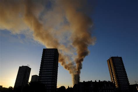 Grenfell Tower Fire Photos Massive Blaze Engulfs 24 Storey Block Of