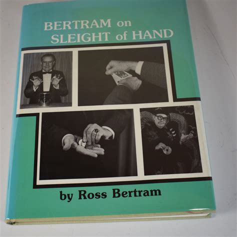 Ross Bertram On Sleight Of Hand 1983 Loyd Jones Magic Collectibles