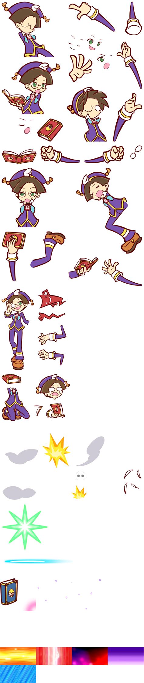 The Spriters Resource Full Sheet View Puyo Puyo Tetris Klug