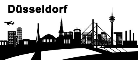 Düsseldorfer Skyline Grafiken