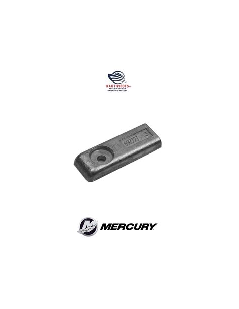 97 893404 Anode Alu Trim Moteurs Hors Bord MERCURY VERADO V6 3 4L V84 2L