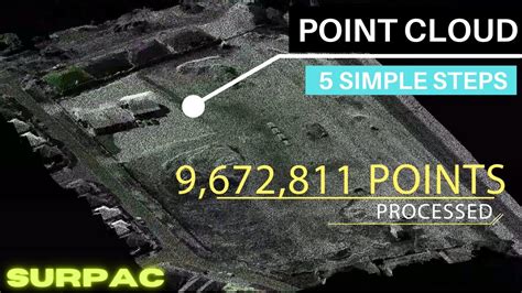 Agisoft Dense Cloud To Surpac 7 4 2 Point Cloud Processing In 5 Simple