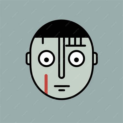 Premium Vector | Scary frankensteinlike vector art