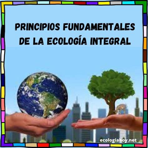 Ecolog A Integral Principios Y Aplicaciones Pr Cticas Ecolog A Hoy