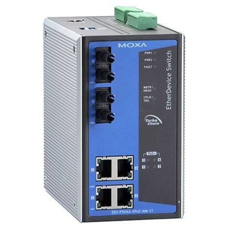 EDS P506A 4PoE Netzwerk Switch Von Moxa BellEquip