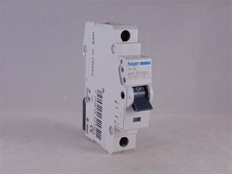 Hager Mcb Triple Pole Phase Circuit Breaker Type C A Ncn A