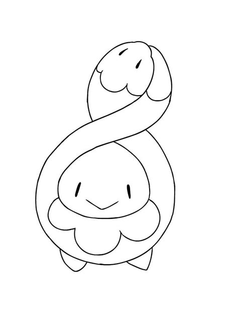 Pokemon Budew Coloring Pages Free Printable