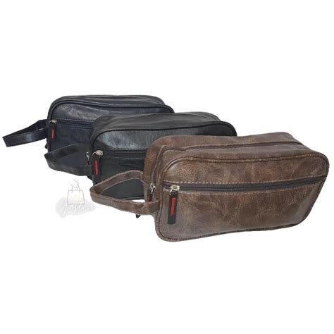 Necessaire Masculina Feminina Organizador Mala Viagem Couro Shopee Brasil