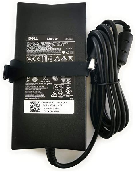 Zasilacz Do Laptopa Dell Ac Adapter W V Pin Mm C