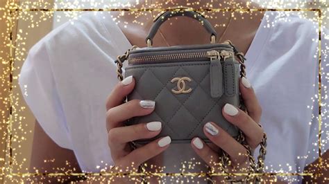 Chanel Top Handle Mini Vanity New Version Cutest Bag Ever Youtube