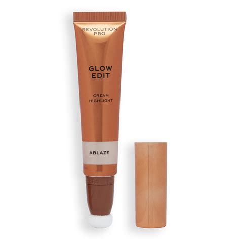 Buy Revolution Pro Glow Edit Cream Highlighter Ablaze Online