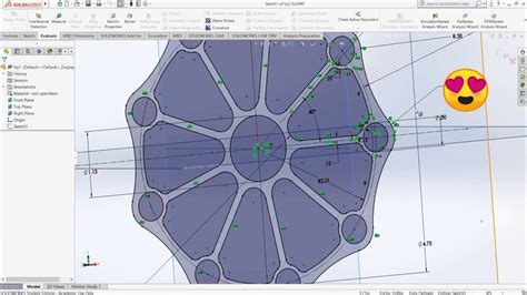 Creating A Mechanical Sketch Using Circular Sketch Pattern In