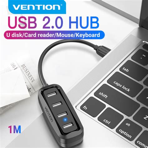 Vention USB 2.0 Port HUB Extension Splitter for Laptop PC Computer High ...