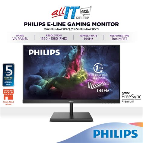 Philips 272E1GSJ 27 242E1GSJ 24 FHD VA Gaming Monitor 144Hz