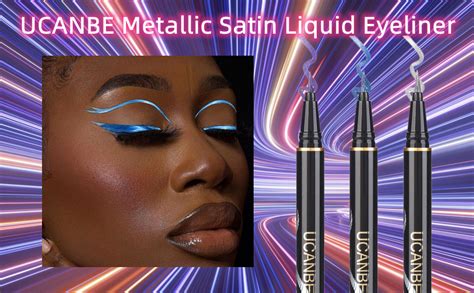 Amazon UCANBE 3 Color Metallic Glitter Waterproof Liquid Eyeliner