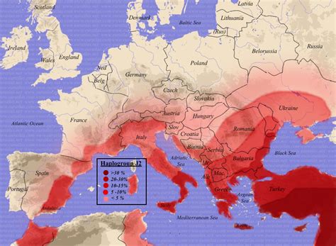 Dna Map Of The Migration Of Peoples Migrating From Turkey Where Noah