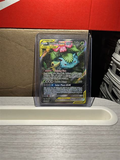 Mavin FULL ART Venusaur Snivy GX Tag Team ULTRA RARE Promo SM229