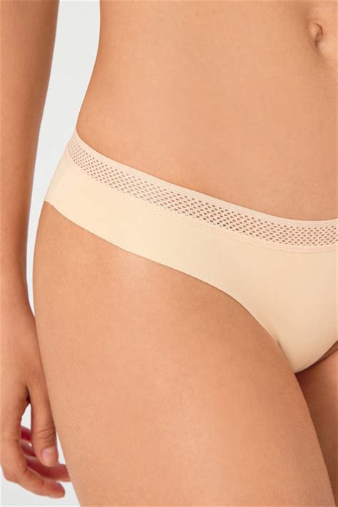 File Lastikli Lazer Kesim Bikini Külot lü Paket COTTONHILL