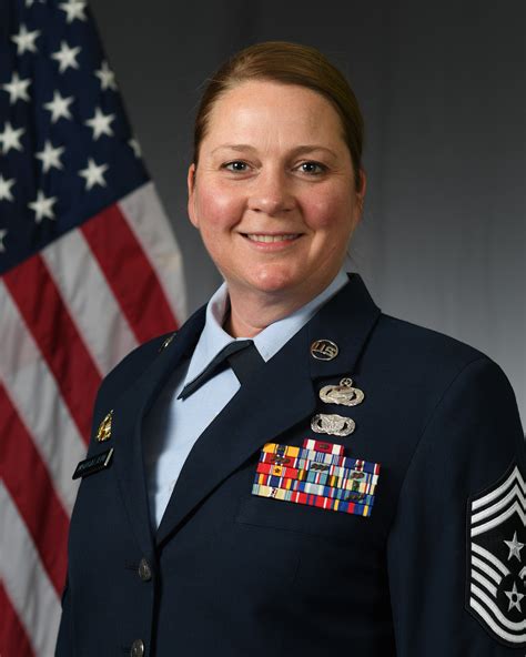 Chief Master Sergeant Stephanie A Moncalieri 310th Space Wing Display