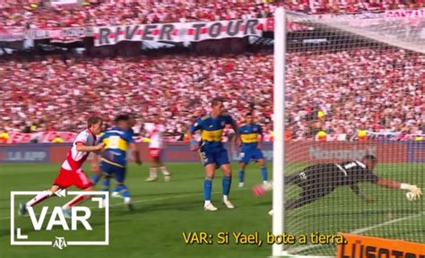 Revelan Los Audios Del Var En La Polémica Jugada De River Vs Boca