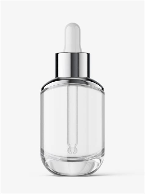 Glass Dropper Bottle Mockup Clear Smarty Mockups