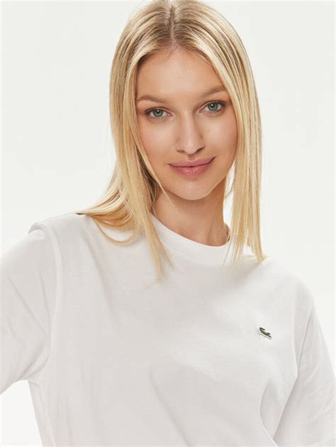 Lacoste T Shirt Tf Bia Y Loose Fit Modivo Pl