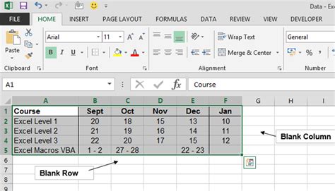 Selecting Cells In Excel Ptr