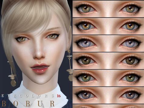 The Sims Resource Bobur Eyecolors