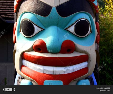 Totem Face Image And Photo Bigstock