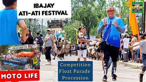 Ibajay Ati Ati Festival Float Competition Proper And Procession