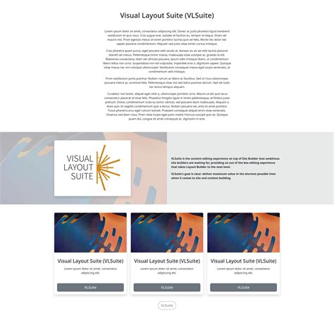Visual Layout Suite VLSuite Drupal Org