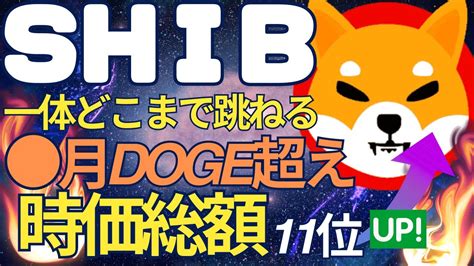 【柴犬コイン】時価総額上昇でshib6月急騰！化ける柴犬コインで億り人チャンス！仮想通貨 シバイヌ Shibコイン Doge Caw