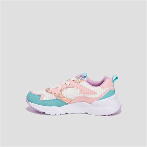 Baskets Running Lacets Creeks Multicolore Fille La Halle