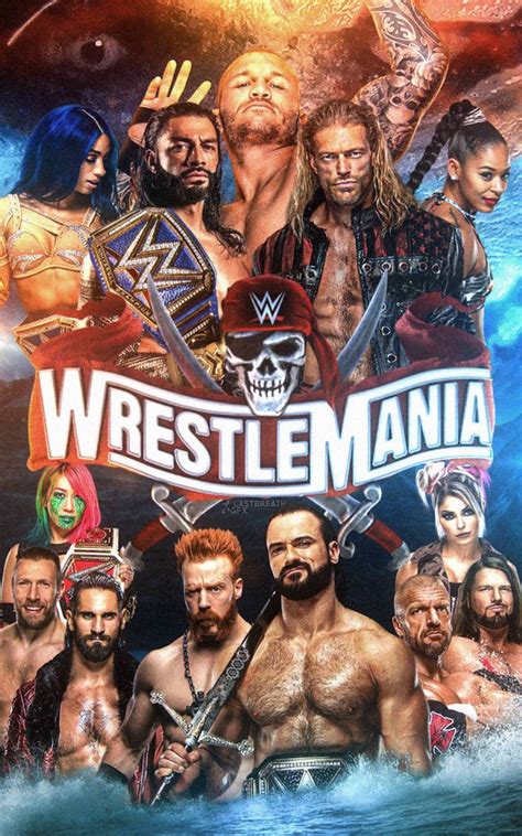 WWE WrestleMania 37 Custom Poster by LastBreathGFX on @DeviantArt | Wwe, Wwe wrestlers, Wwe ...