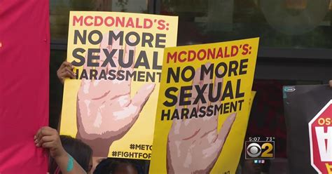 Mcdonalds Workers Strike Outside Corporate Hq Over Sexual Harassment