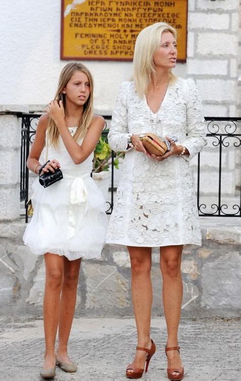 Crown Princess Marie Chantal Of Greece And Her Daughter Princess Maria