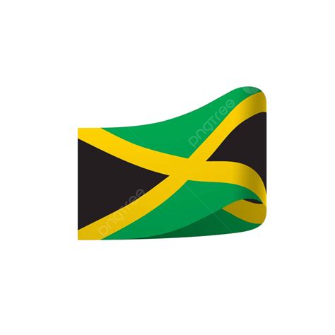 Bandeira Da Jamaica Ilustra O Vetorial Design Branco Voando Vetor Png