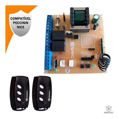 Placa Central Comando P Peccinin Controles Ipec Port O