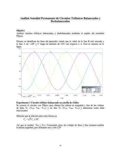 Análisis Senoidal Permanente de Circuitos Trifásicos Balanceados y