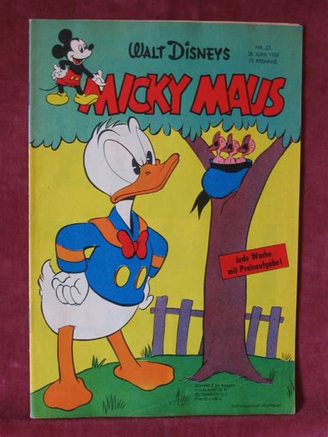 Micky Maus Jahrgang 1958 Heft Nr 25 By Disney Walt 1958 Comic