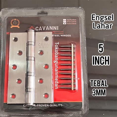 Jual Engsel Lahar Cavanni Inch Tebal Mm Engsel Pintu Jendela