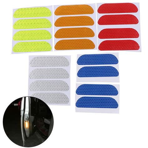 4Pcs Car Open Reflective Tape Reflective Strips Wa Grandado