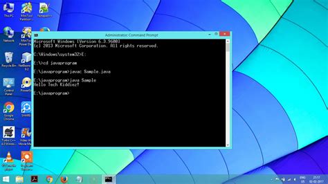 How To Compile And Run Java Program Using Command Prompt Youtube